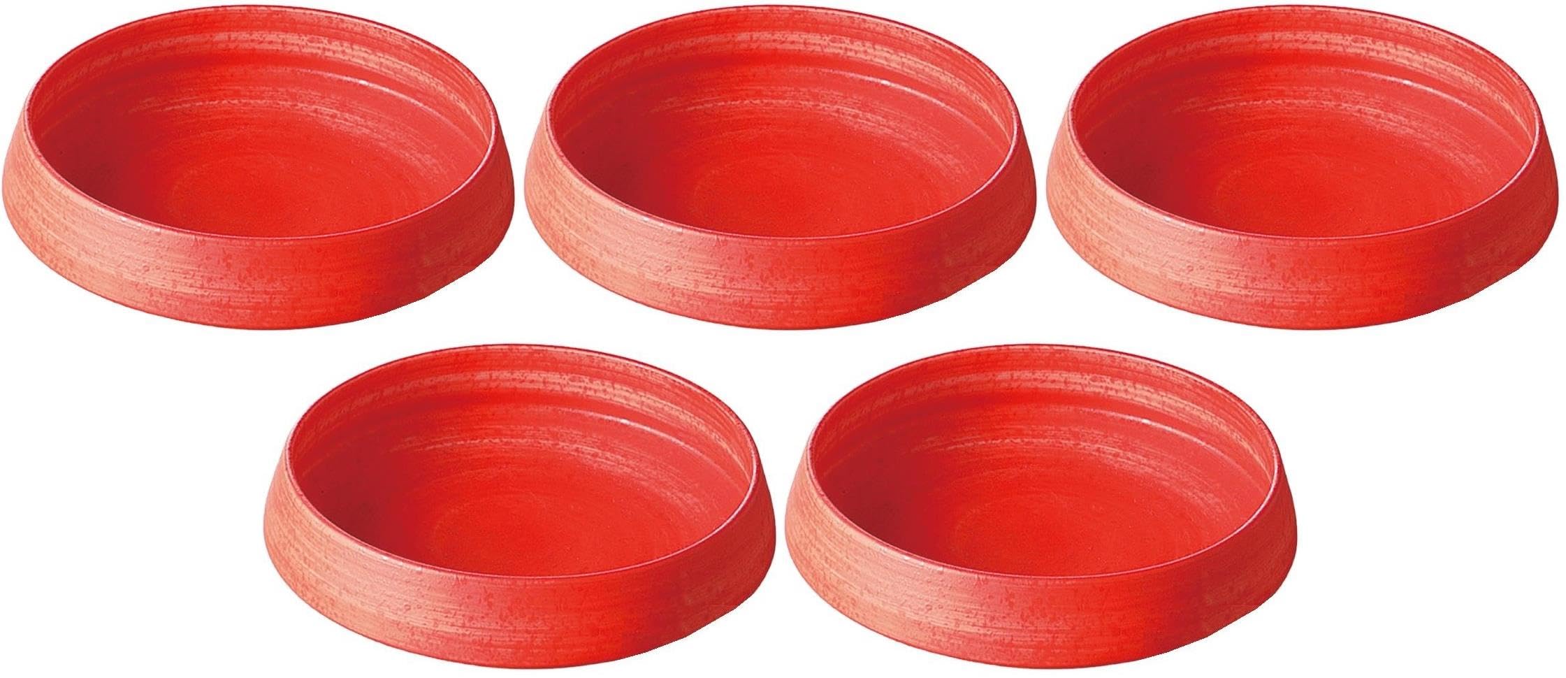 Amazon.com: セトモノホンポ(Setomonohonpo) Set of 5 Red